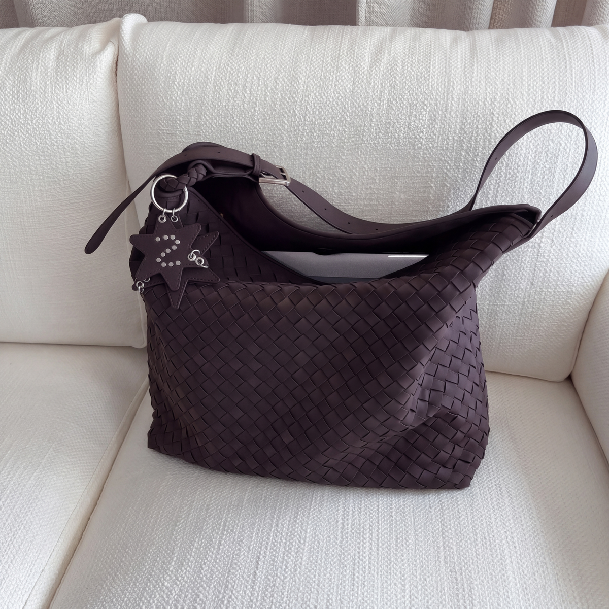 Τσάντα Tote Capri από σουέτ