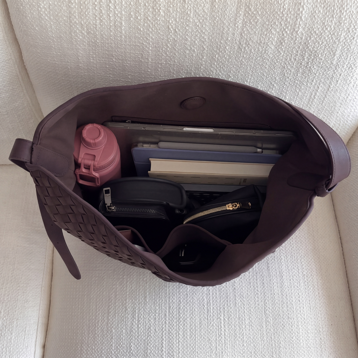 Τσάντα Tote Capri από σουέτ