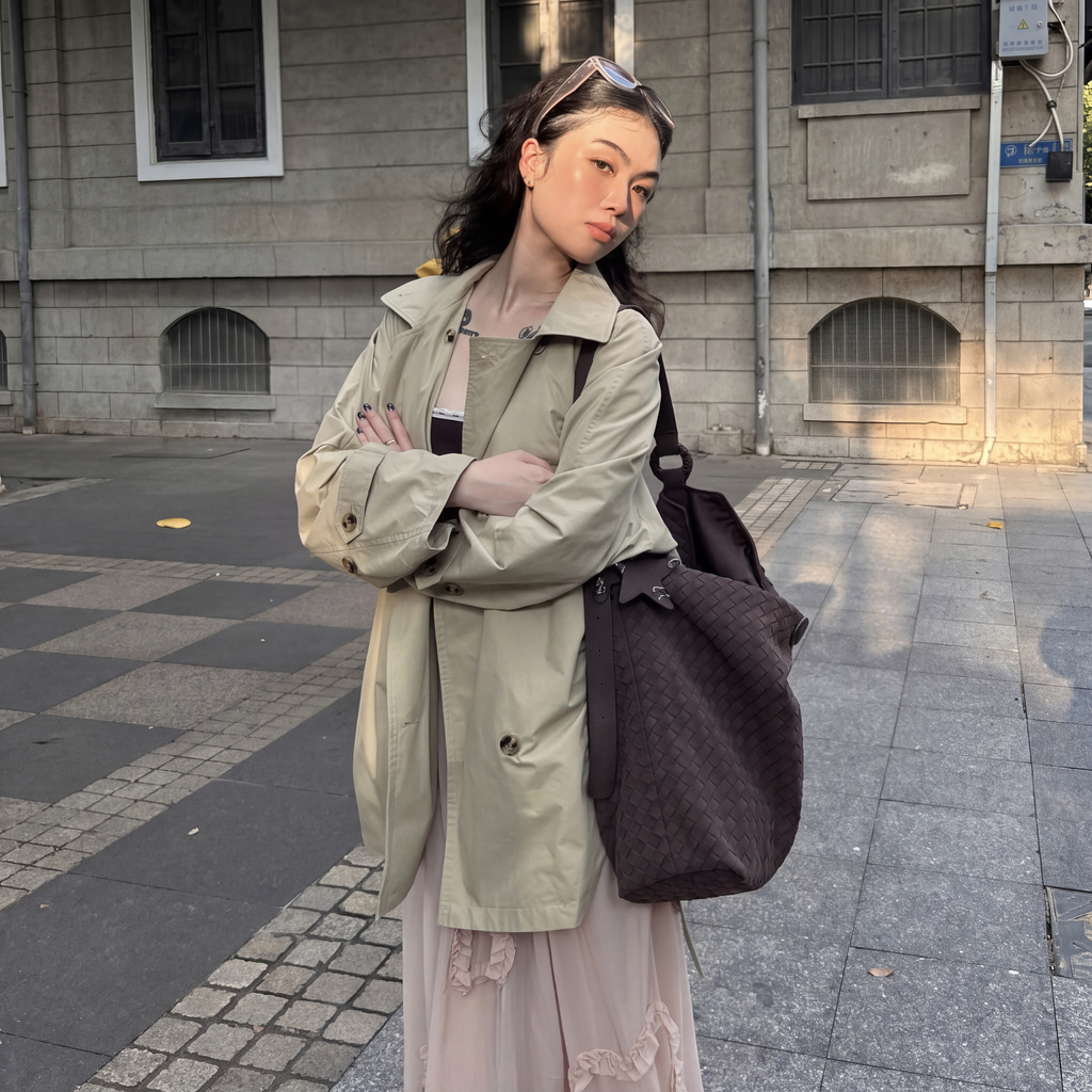 Τσάντα Tote Capri από σουέτ