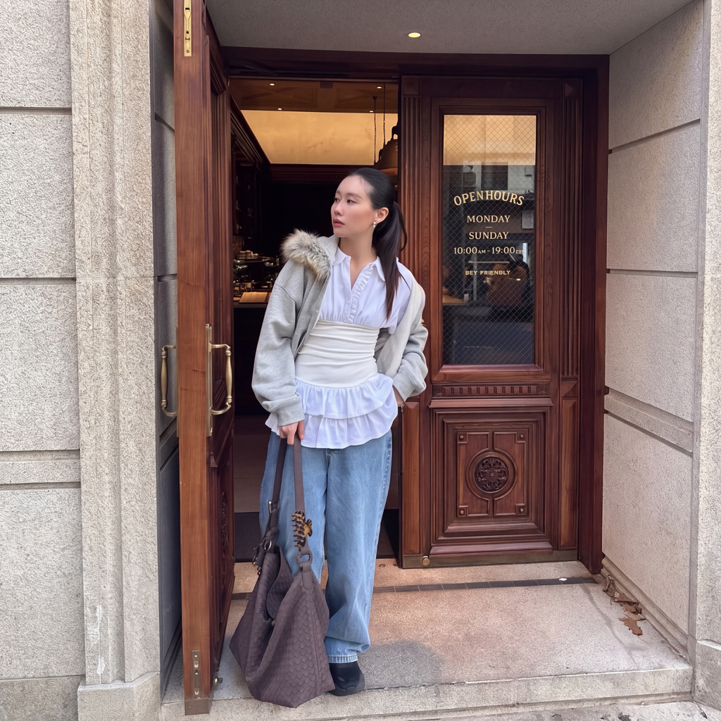 Τσάντα Tote Capri από σουέτ
