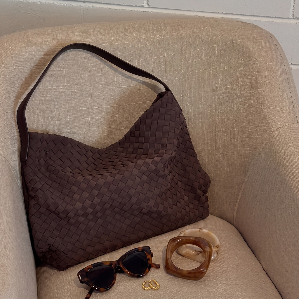 Τσάντα Tote Brielle από σουέτ