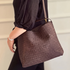 Τσάντα Tote Brielle από σουέτ