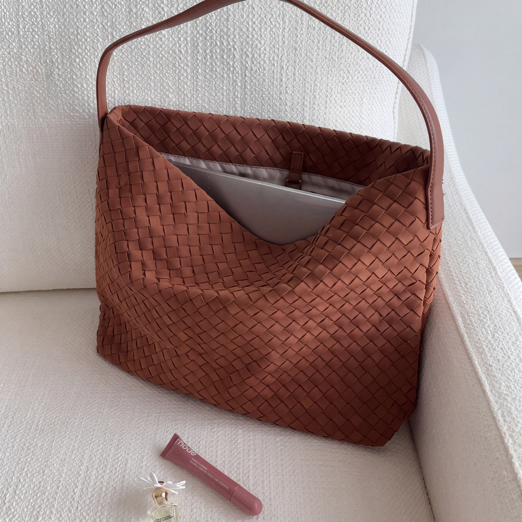 Τσάντα Tote Brielle από σουέτ