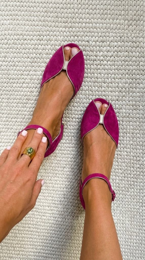 Μπαλαρίνες peep toe Olivia