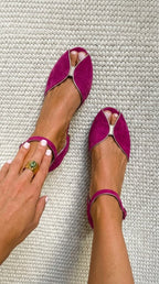 Μπαλαρίνες peep toe Olivia